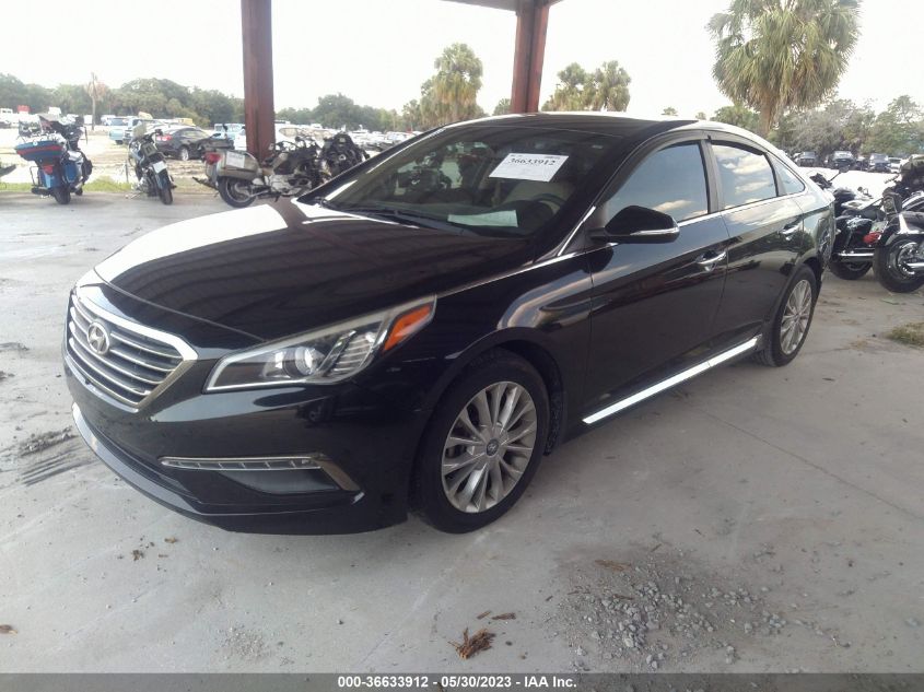 2015 HYUNDAI SONATA 2.4L LIMITED - 5NPE34AF0FH100117