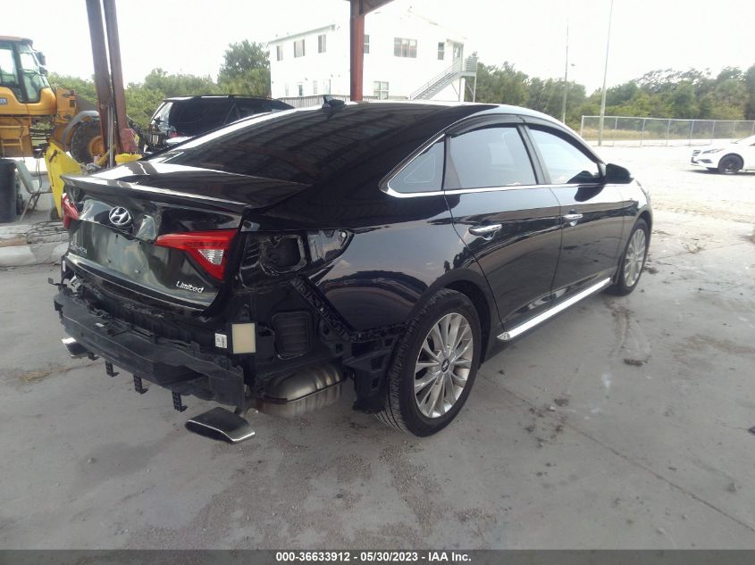 2015 HYUNDAI SONATA 2.4L LIMITED - 5NPE34AF0FH100117