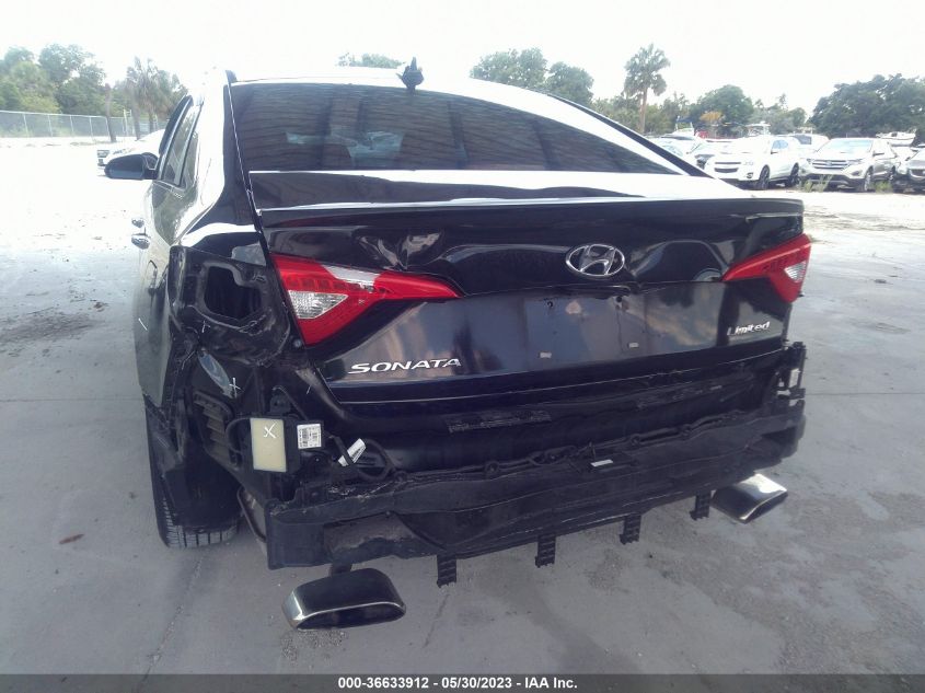 2015 HYUNDAI SONATA 2.4L LIMITED - 5NPE34AF0FH100117