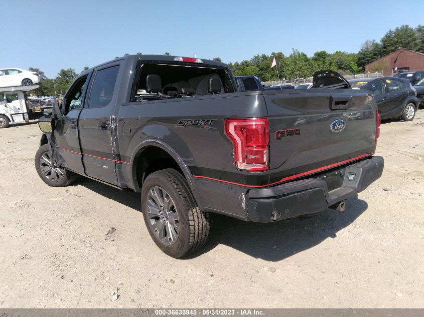 2016 FORD F-150 XLT/XL/LARIAT/PLATINUM - 1FTEW1EG1GFD07667