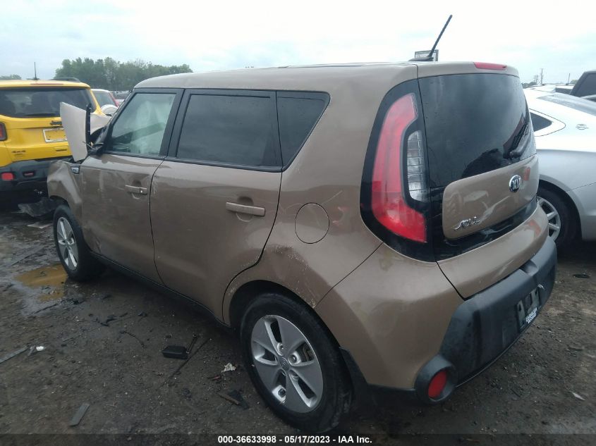 2015 KIA SOUL BASE - KNDJN2A28F7164209