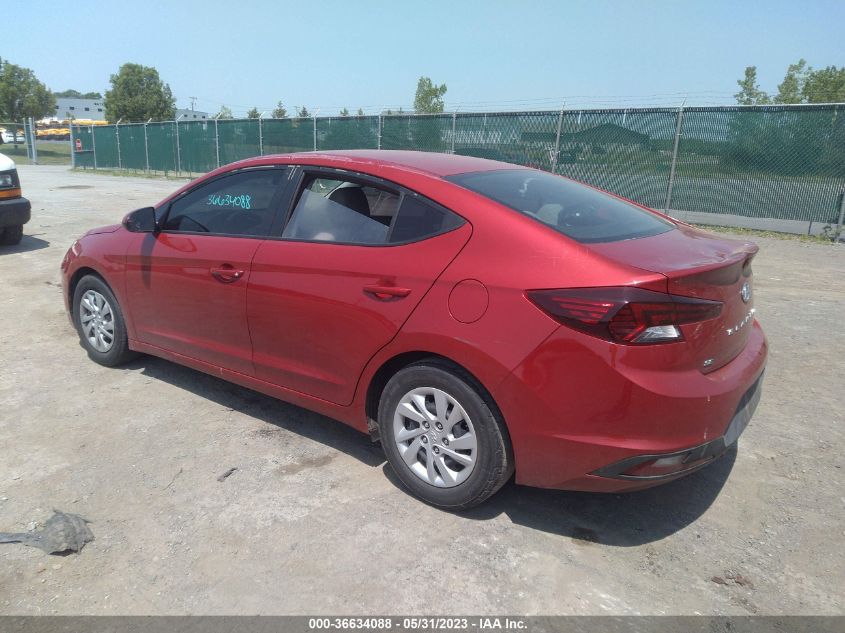 2019 HYUNDAI ELANTRA SE - 5NPD74LF3KH417252