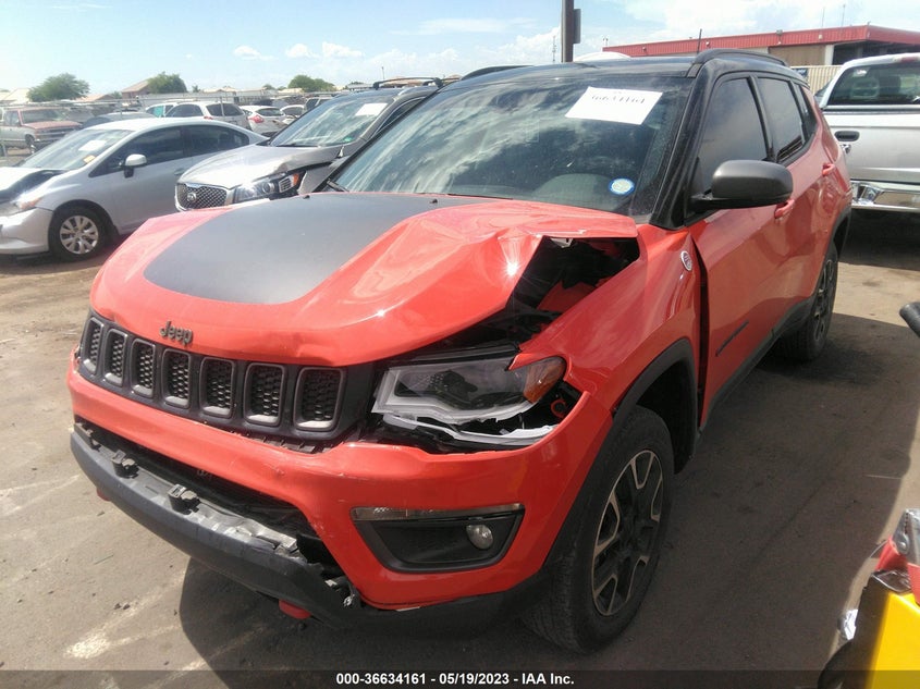 VIN 3C4NJDDB6LT193140 2020 JEEP COMPASS TRAILHAWK