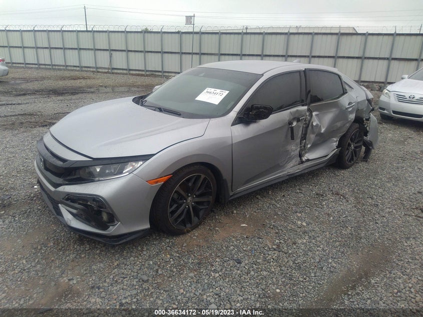 VIN SHHFK7H48LU215814 2020 HONDA CIVIC HATCHBACK SPORT
