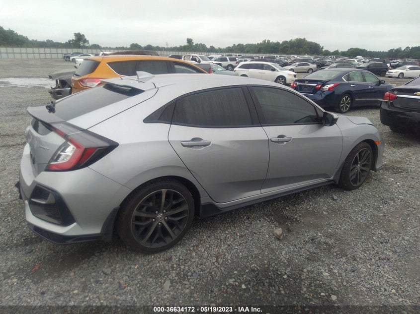 VIN SHHFK7H48LU215814 2020 HONDA CIVIC HATCHBACK SPORT