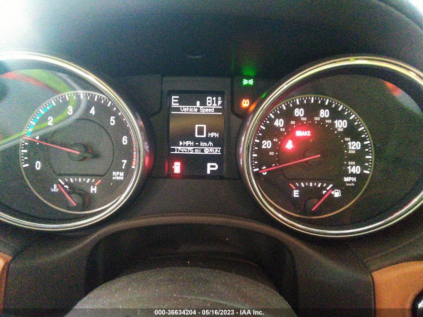 2013 JEEP GRAND CHEROKEE OVERLAND - 1C4RJECT5DC588859