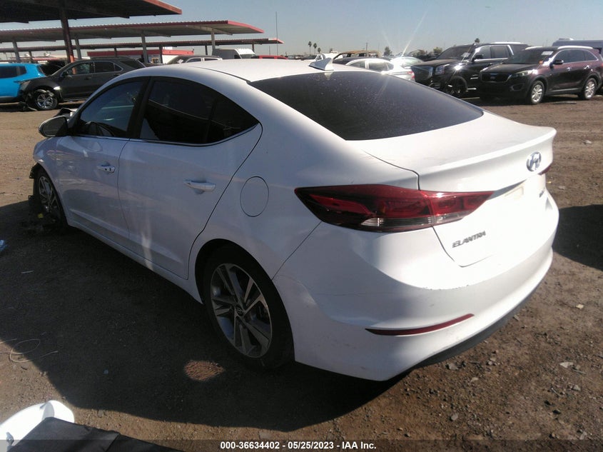 VIN 5NPD84LF5JH222944 2018 HYUNDAI ELANTRA LIMITED