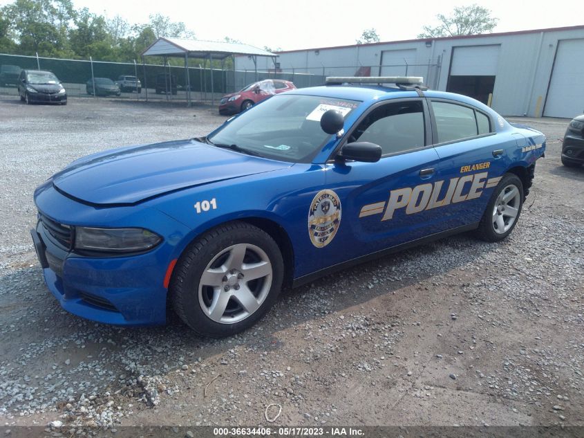 2016 DODGE CHARGER POLICE - 2C3CDXATXGH312419