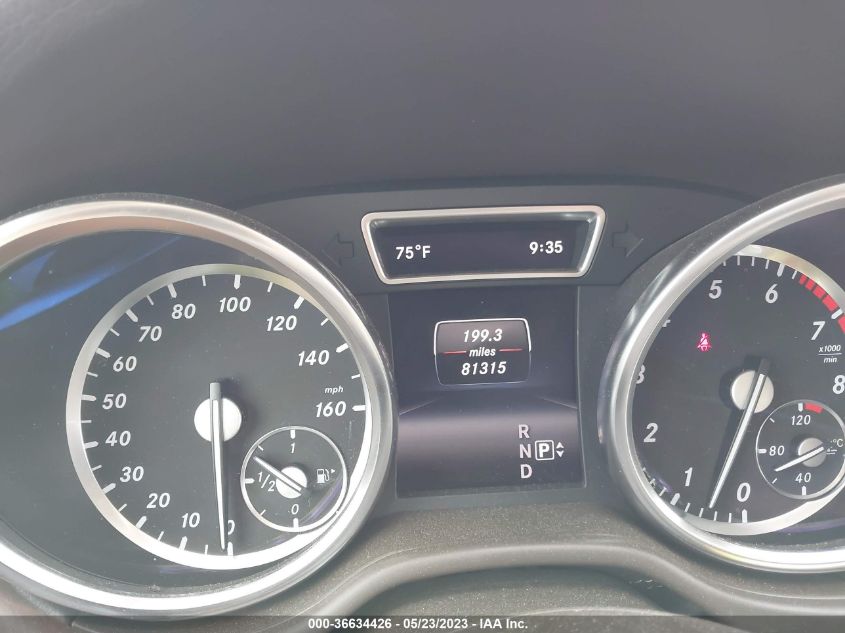 2015 MERCEDES-BENZ M-CLASS ML 350 - 4JGDA5JB2FA586467