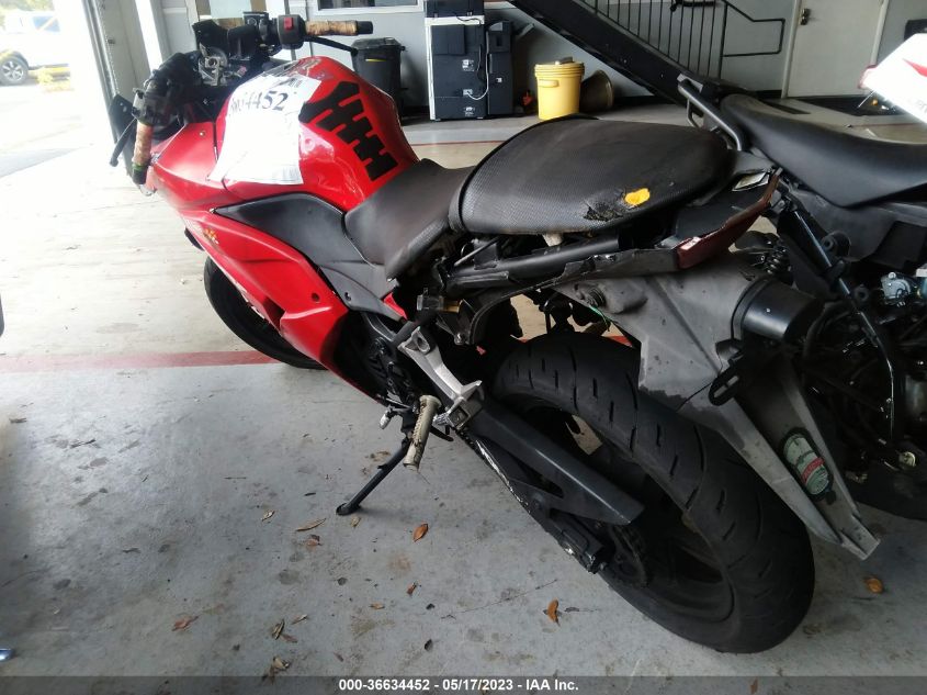 2010 KAWASAKI EX250 J - JKAEXMJ19ADA51312