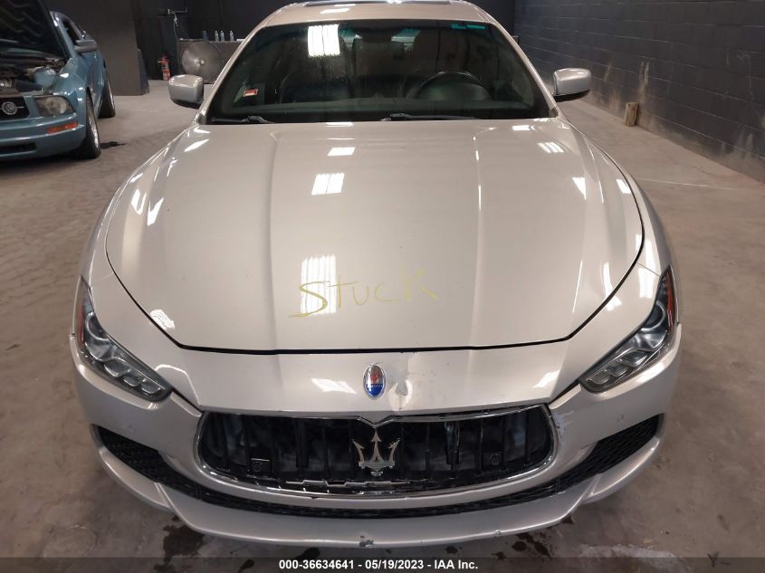 2014 MASERATI GHIBLI ZAM57XSA1E1090241