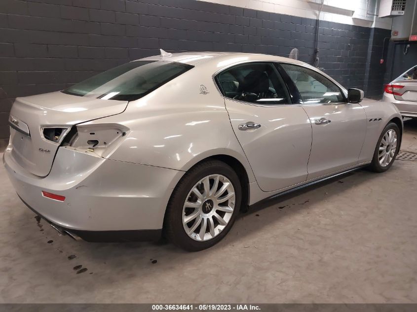 2014 MASERATI GHIBLI ZAM57XSA1E1090241