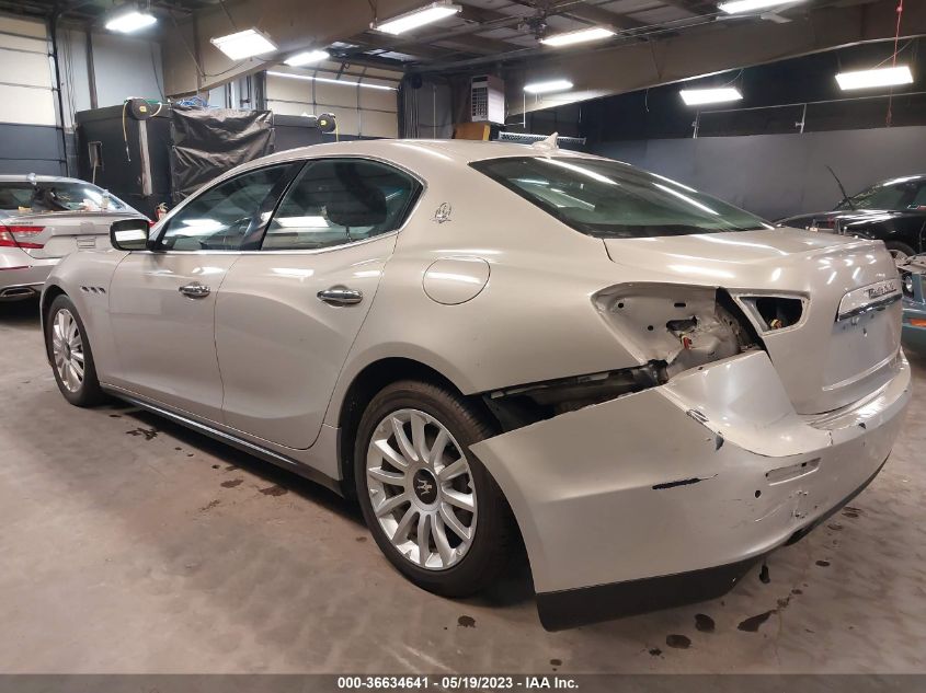 2014 MASERATI GHIBLI ZAM57XSA1E1090241