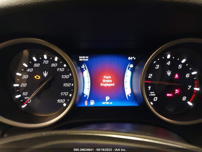 2014 MASERATI GHIBLI ZAM57XSA1E1090241