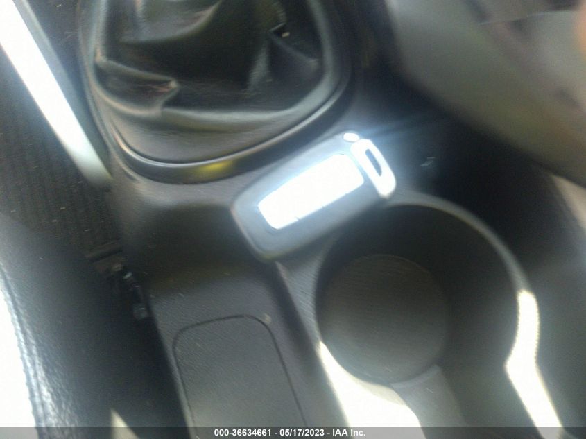 2013 HYUNDAI VELOSTER TURBO W/BLACK INT - KMHTC6AE6DU154000