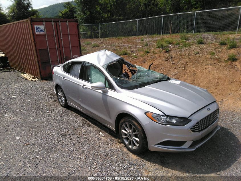 2017 FORD FUSION SE - 3FA6P0H73HR205000