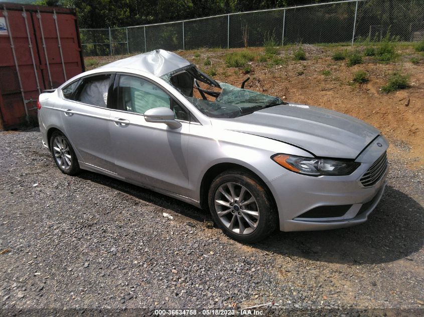 2017 FORD FUSION SE - 3FA6P0H73HR205000