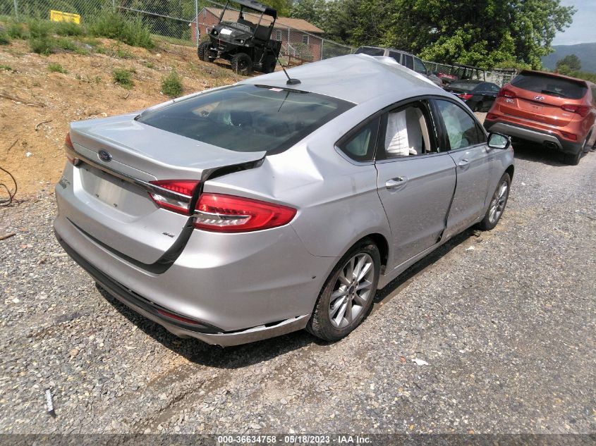 2017 FORD FUSION SE - 3FA6P0H73HR205000