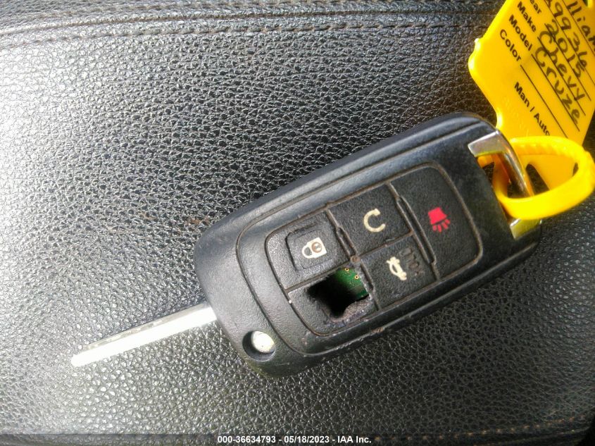 2015 CHEVROLET CRUZE LT - 1G1PC5SB6F7164900
