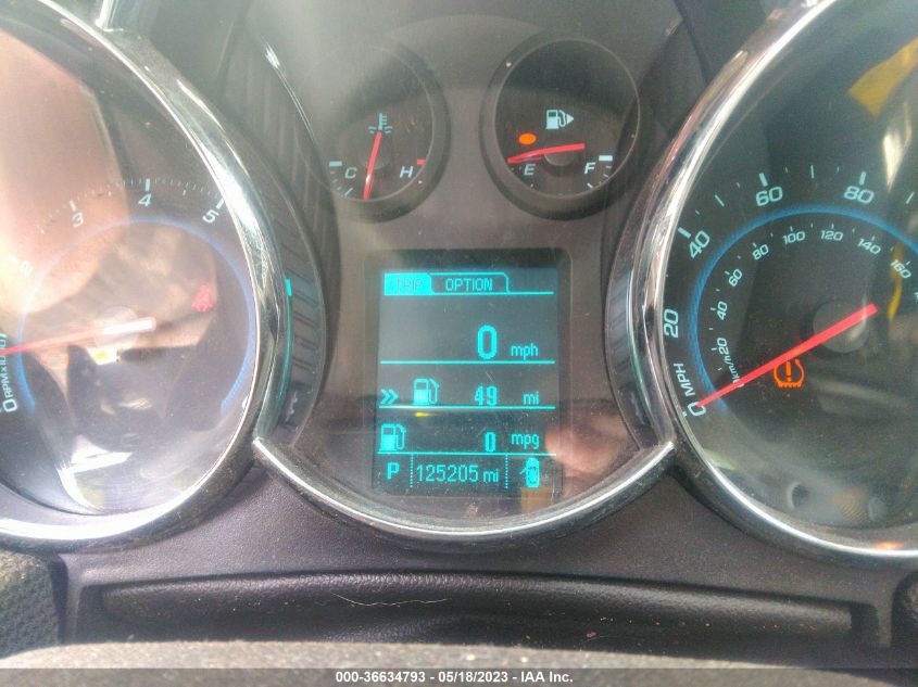 2015 CHEVROLET CRUZE LT - 1G1PC5SB6F7164900