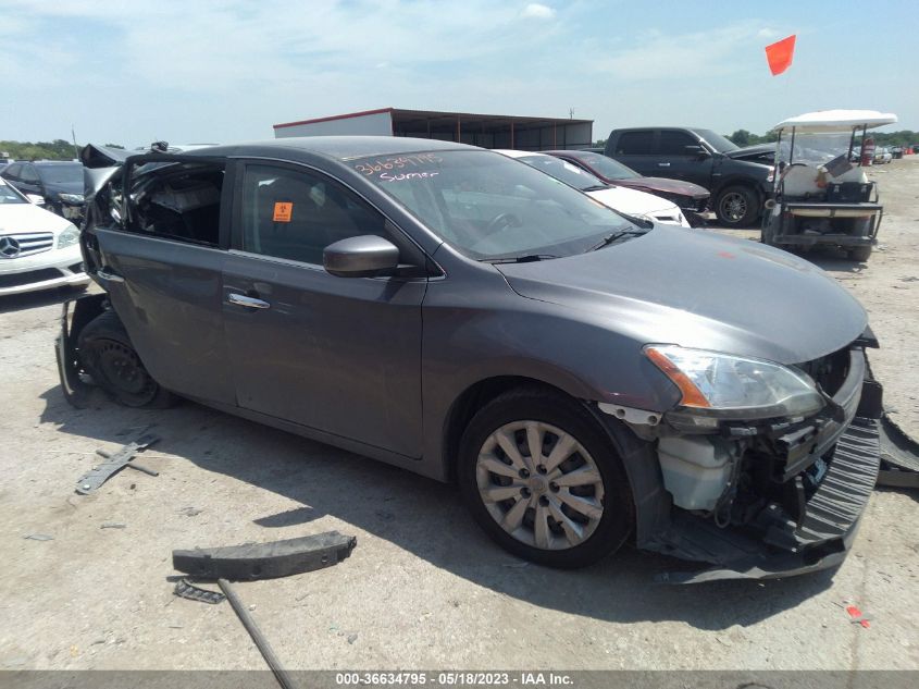 2015 NISSAN SENTRA S - 3N1AB7AP2FY351593