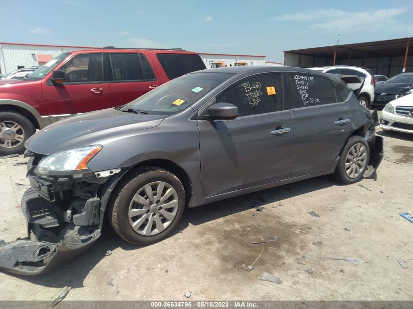 2015 NISSAN SENTRA S - 3N1AB7AP2FY351593