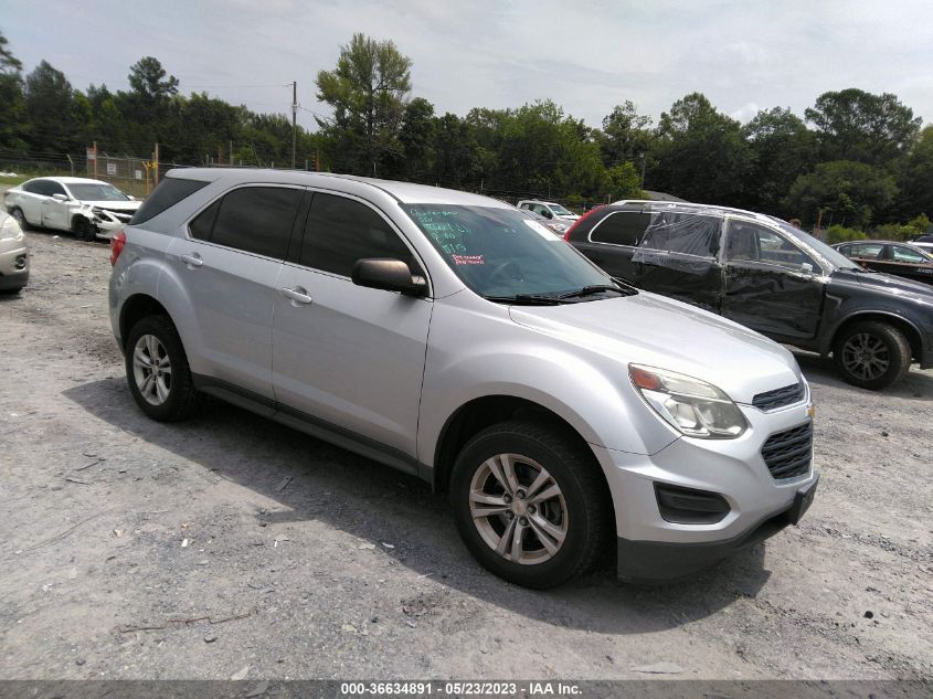 2016 CHEVROLET EQUINOX LS - 2GNALBEK0G6145842