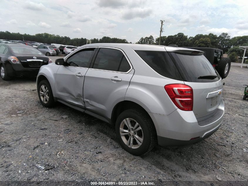 2016 CHEVROLET EQUINOX LS - 2GNALBEK0G6145842
