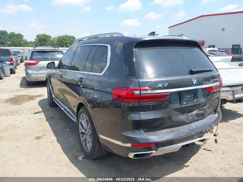 2019 BMW X7 XDRIVE40I 5UXCW2C52KL083235