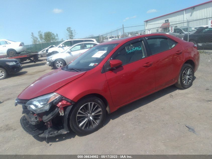 2016 TOYOTA COROLLA L/LE/S/S PLUS/LE PLUS - 2T1BURHE3GC567322
