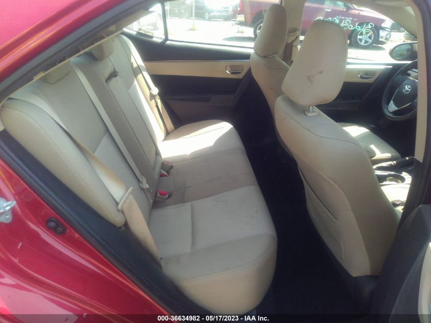 2016 TOYOTA COROLLA L/LE/S/S PLUS/LE PLUS - 2T1BURHE3GC567322