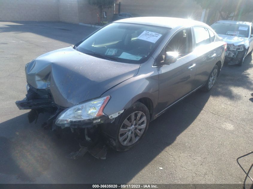 2015 NISSAN SENTRA S - 3N1AB7AP4FY356598