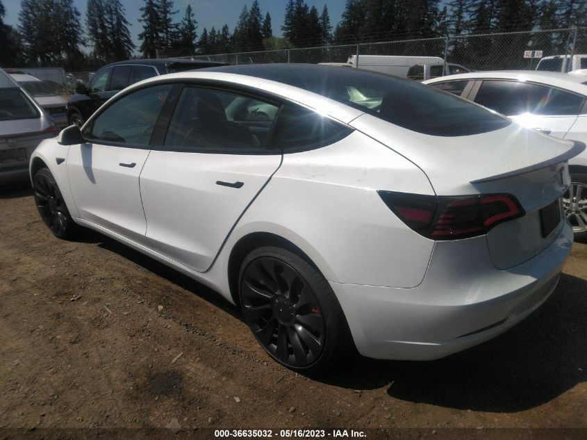 2023 TESLA MODEL 3 PERFORMANCE - 5YJ3E1EC7PF487233