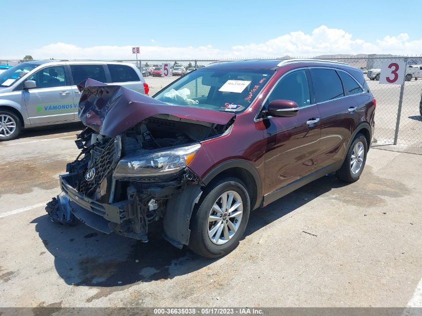 2019 KIA SORENTO LX - 5XYPG4A31KG463093