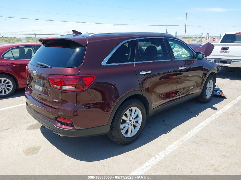 2019 KIA SORENTO LX - 5XYPG4A31KG463093