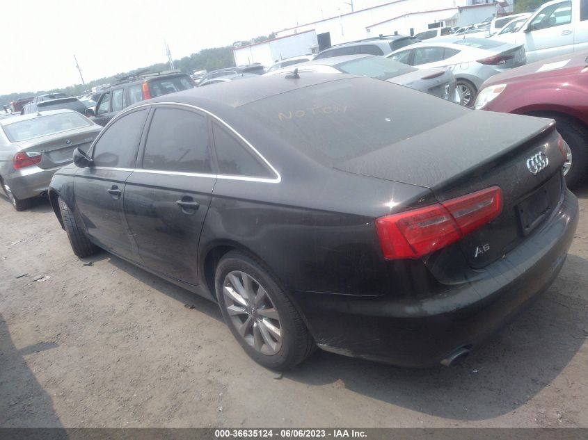 2013 AUDI A6 2.0T PREMIUM - WAUCFAFC5DN075933