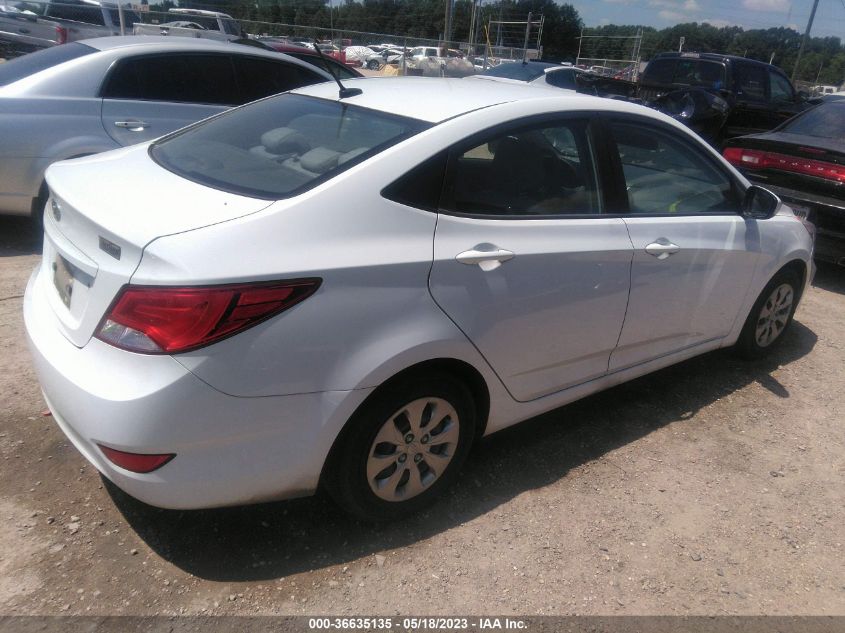 2016 HYUNDAI ACCENT SE - KMHCT4AE3GU149927
