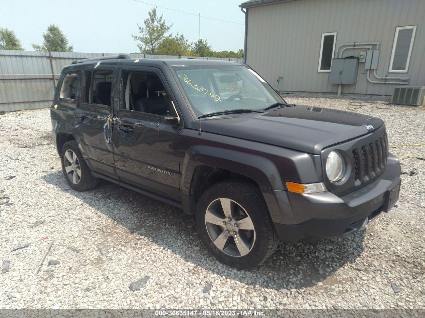 2017 JEEP PATRIOT HIGH ALTITUDE - 1C4NJRFB6HD206153