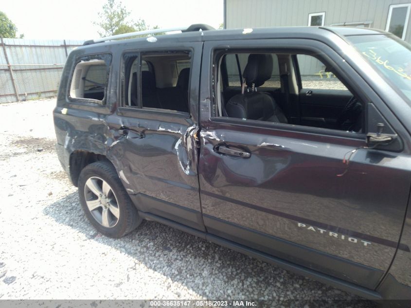 2017 JEEP PATRIOT HIGH ALTITUDE - 1C4NJRFB6HD206153