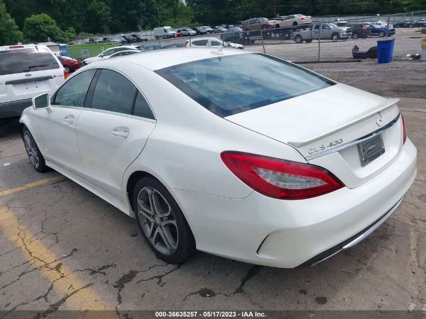 2015 MERCEDES-BENZ CLS-CLASS CLS 400 WDDLJ6FB1FA143697