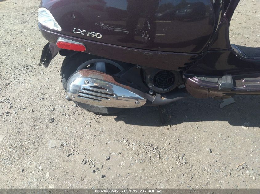 2007 VESPA LX 150 - ZAPM448F275009462