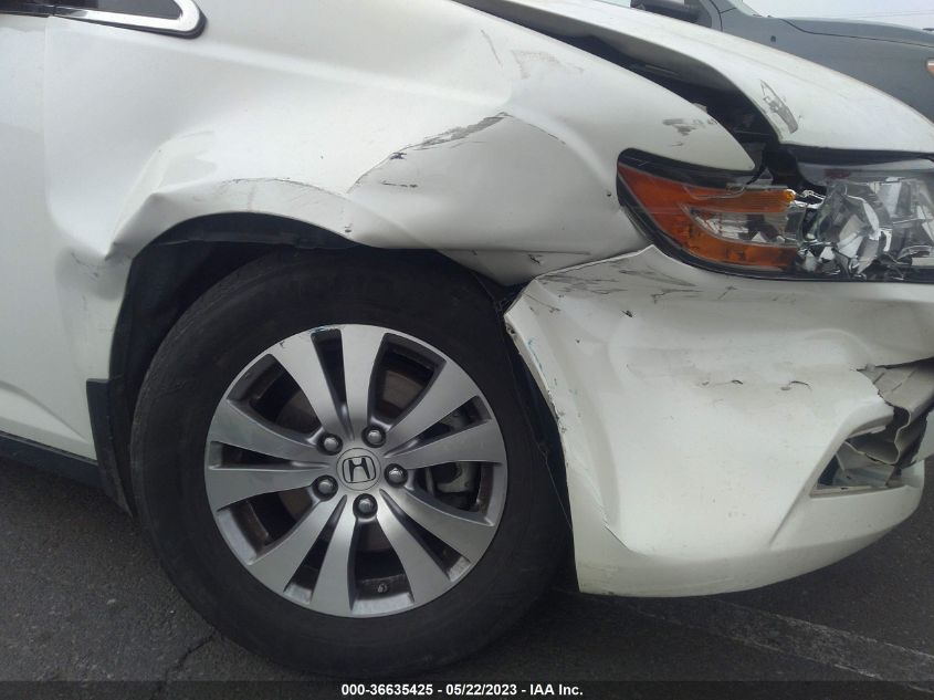 2015 HONDA ODYSSEY EX-L - 5FNRL5H67FB016680