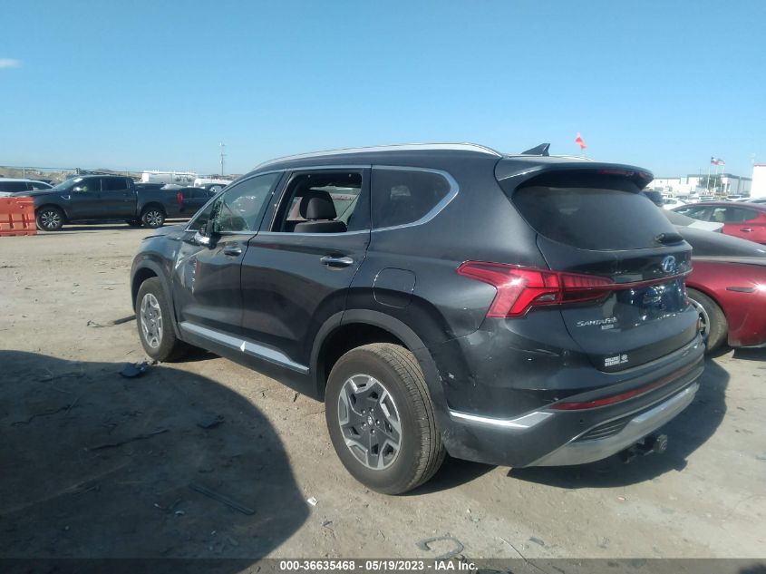 2023 HYUNDAI SANTA FE HYBRID BLUE - 5NMS2DA11PH001833