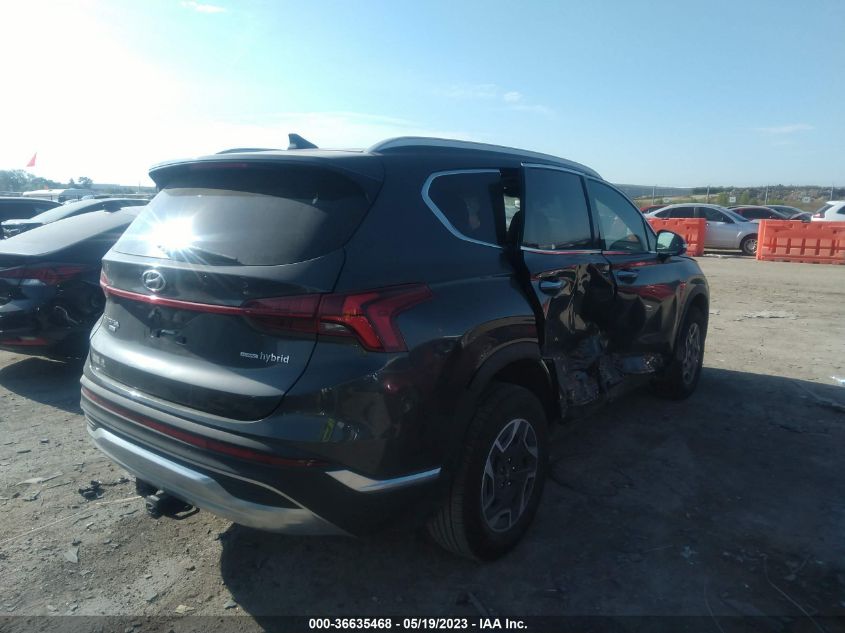 2023 HYUNDAI SANTA FE HYBRID BLUE - 5NMS2DA11PH001833