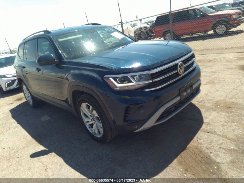 2021 VOLKSWAGEN ATLAS 3.6L V6 SE W/TECHNOLOGY - 1V2WR2CA7MC554302
