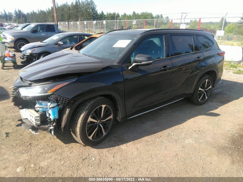 2021 TOYOTA HIGHLANDER XSE - 5TDLZRBH0MS145567