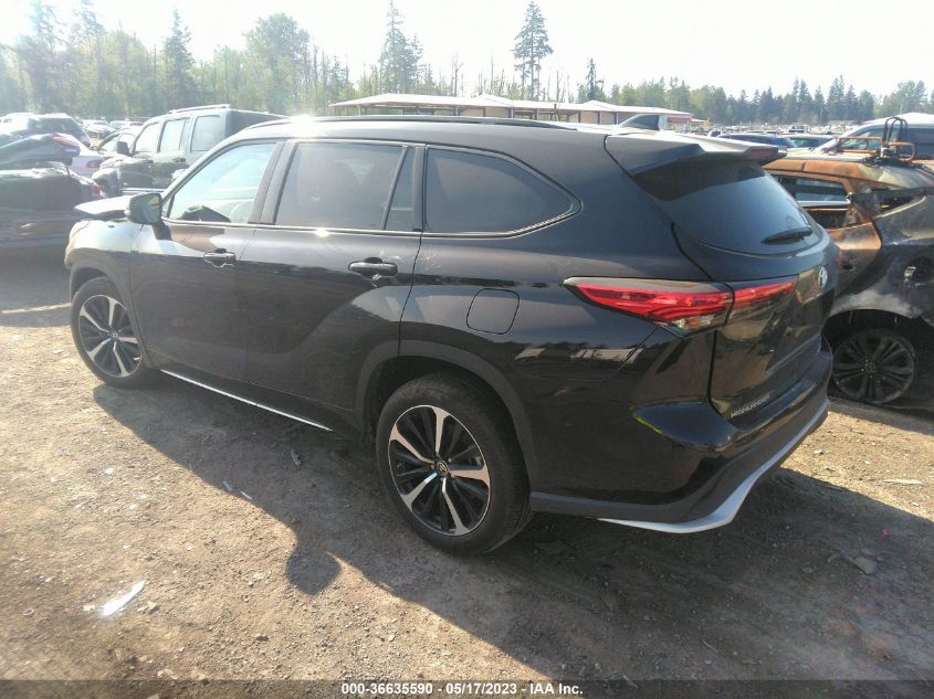 2021 TOYOTA HIGHLANDER XSE - 5TDLZRBH0MS145567