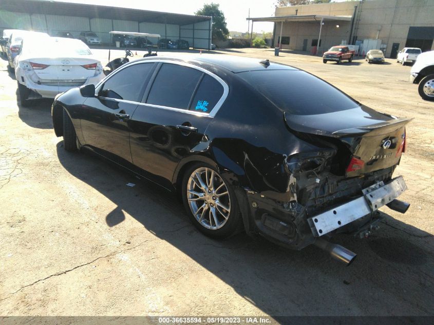 2013 INFINITI G37 SEDAN JOURNEY JN1CV6AP3DM718995