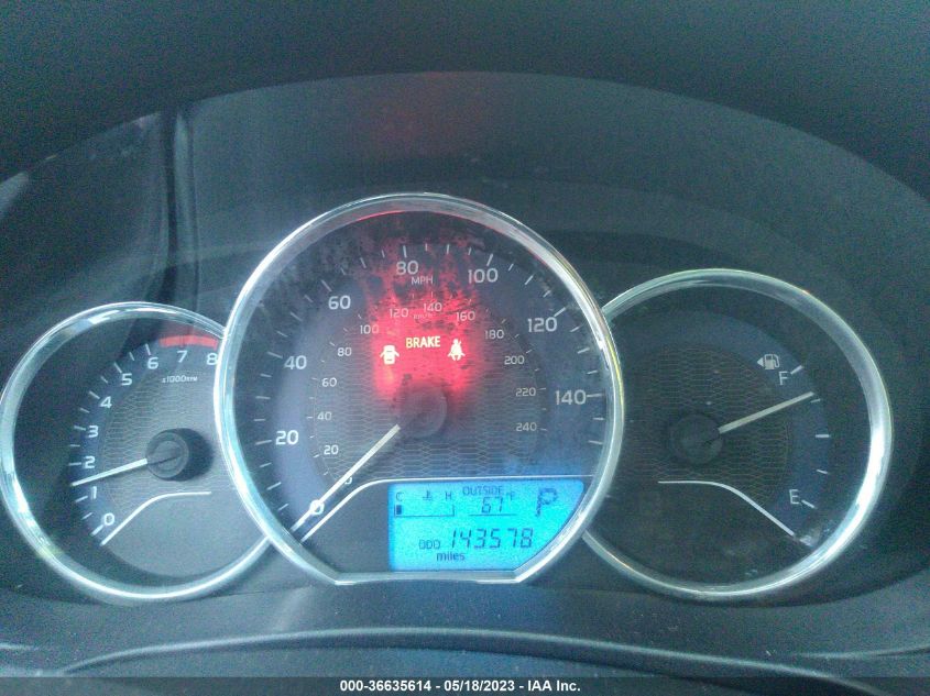 2014 TOYOTA COROLLA L/LE/S/S PLUS/LE PLUS - 2T1BURHE2EC103208