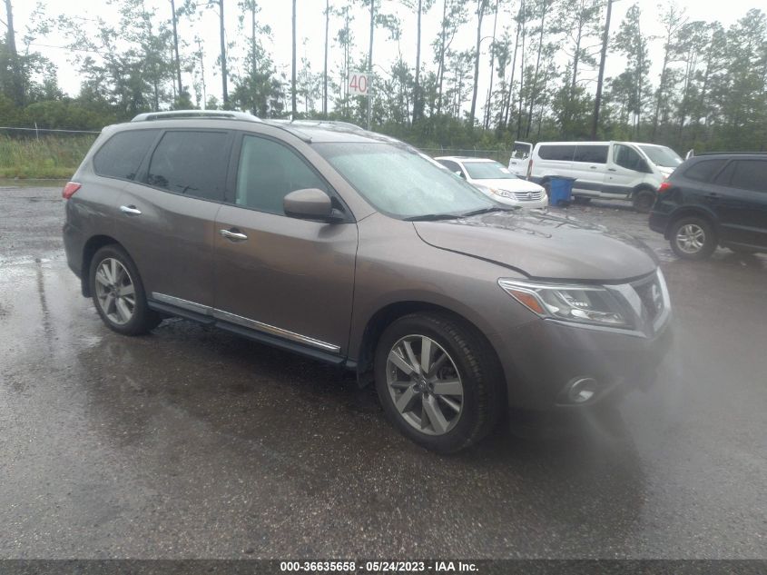 2013 NISSAN PATHFINDER PLATINUM - 5N1AR2MN8DC683948
